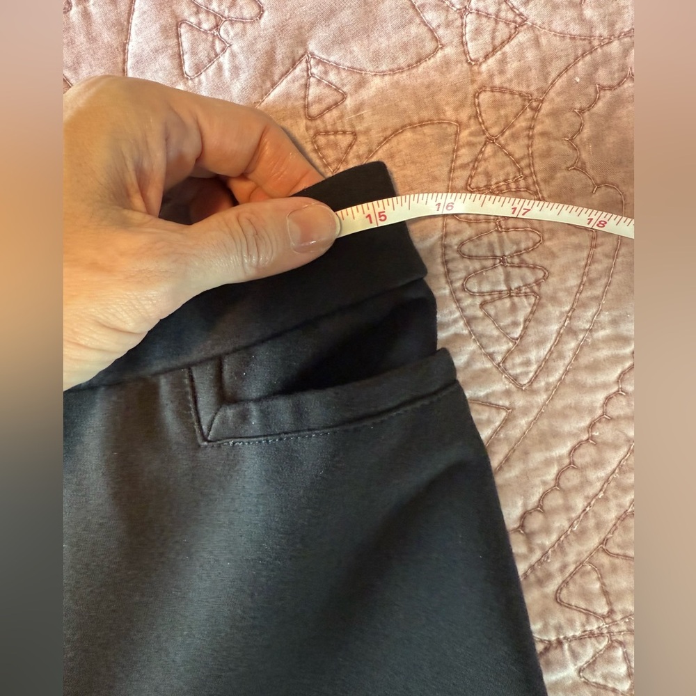 Susan Graver Tailored ponte Black Women's Pants - Picture 6 of 11